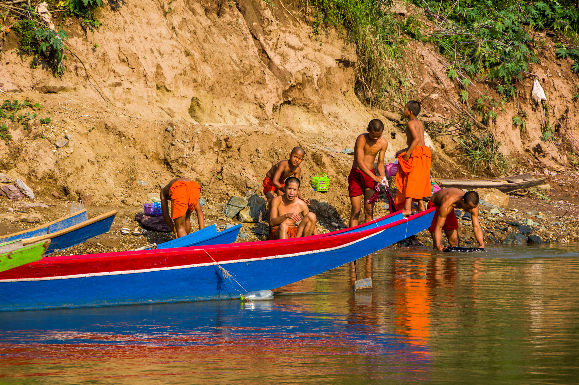 Mit dem Slow Boat auf dem Mekong von Laos nach Thailand –