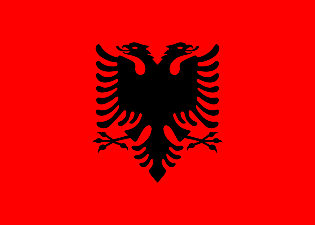 Albanien 2022 - Flagge