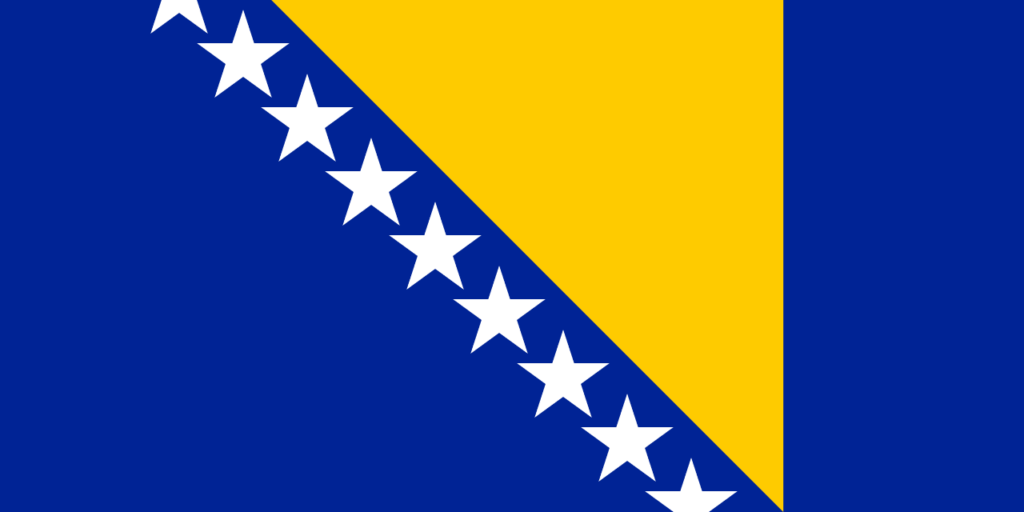 Bosnien-Herzegowina 2022 - Flagge
