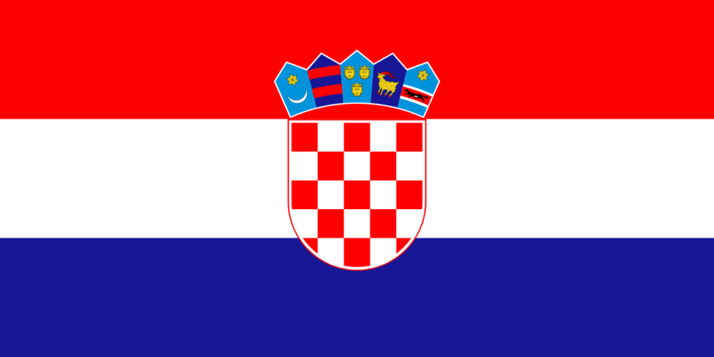 Kroatien 2022 - Flagge