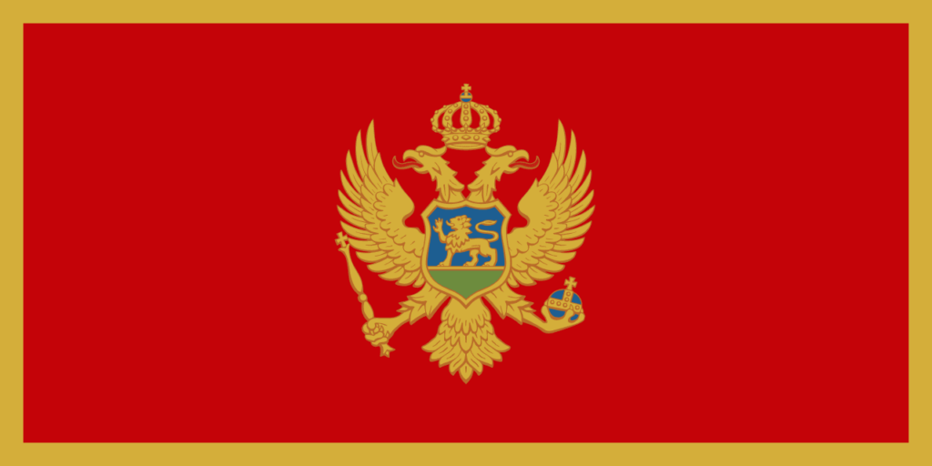 Montenegro 2022 - Flagge