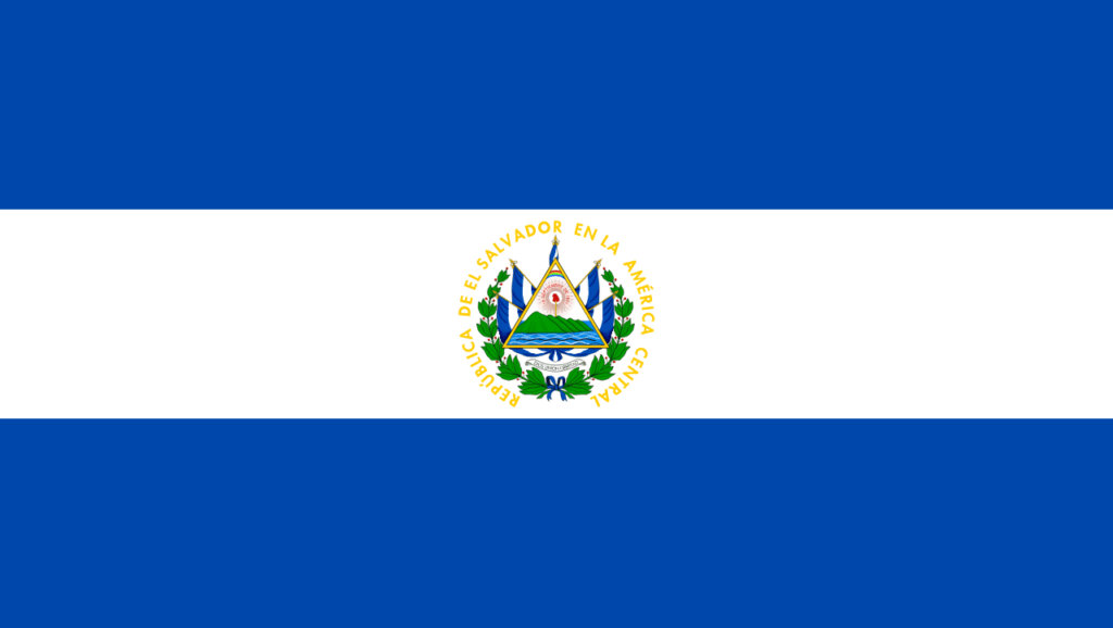 El Salvador 2023 Flagge