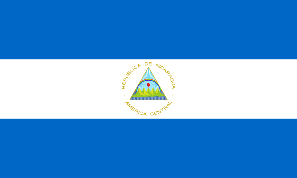 Nicaragua 2023 Flagge