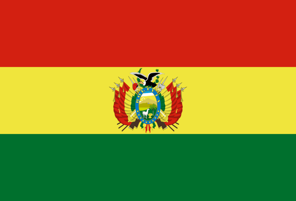 Bolivien 2024 Flagge